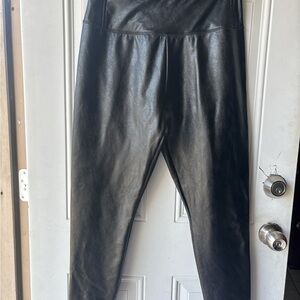 BP Black Faux Leather Pants